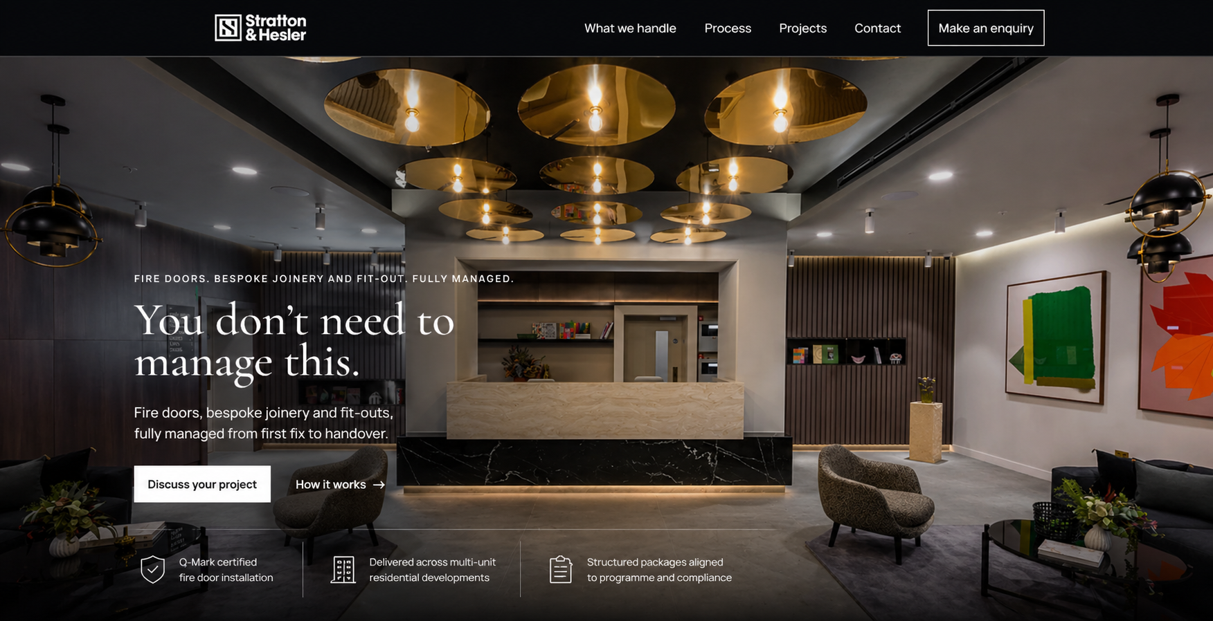 Stratton and Hesler website preview.